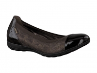 Chaussure mephisto velcro modele elettra brun vernis